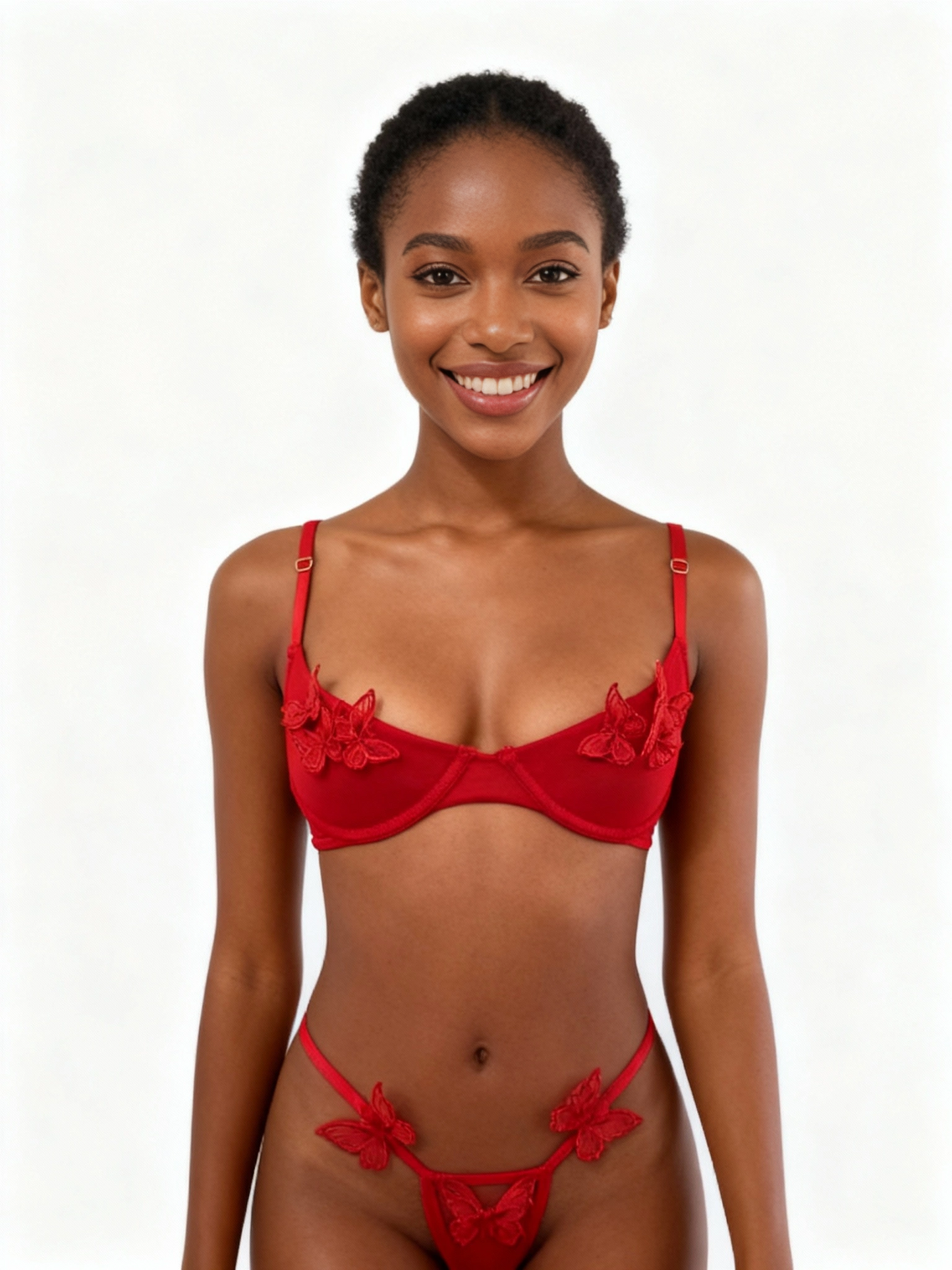 The Butterfly Balconette Bra Set