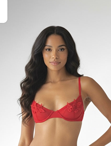 The Butterfly Balconette Bra Set