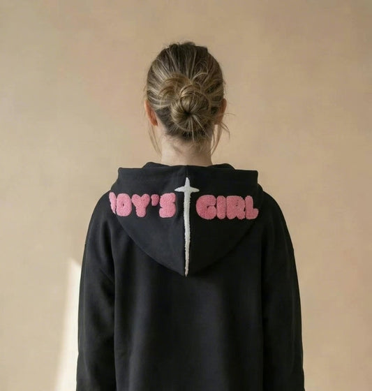 "Daddy's Girl" Embroidery Zipper Hoodie